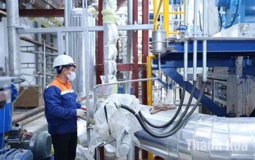 Lắp đặt dây chuyền máy móc tại Dự án Nhà máy sản xuất giấy bao bì Miza Nghi Sơn (giai đoạn 2).