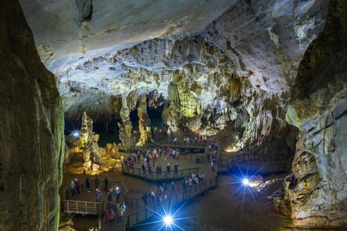 Phong Nha - Kẻ Bàng nổi tiếng với hệ thống hang động quy mô lớn, kỳ vĩ. Ảnh: Phong Nha - Kẻ Bàng