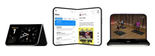 Các kết cấu mở của iPhone Duo mới. Ảnh: Apple