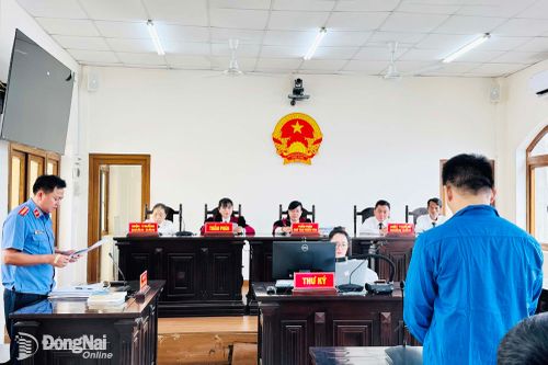 Toàn cảnh phiên tòa xét xử. Ảnh: Phạm Huệ