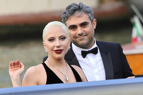 Lady Gaga và Michael Polansky tại Liên hoan phim quốc tế Venice năm 2024. Ảnh: Jacopo Raule/FilmMagic.