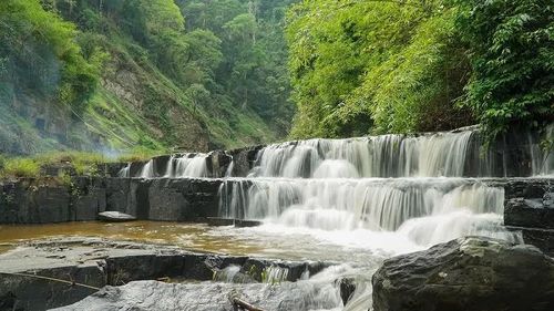 Thác 7 tầng tại xã Đam Rông 1 là một trong những địa điểm khám phá thu hút khách du lịch