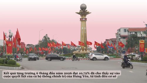 Một góc đô thị Phố Hiến (Hưng Yên). (Ảnh: Thu Hoài/TTXVN)