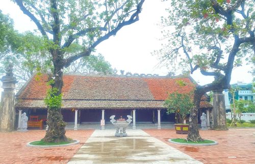 Chính điện Thái miếu nhà Hậu Lê đang trùng tu - Ảnh ; Thành Đô chụp ngày 13/9/2026 .