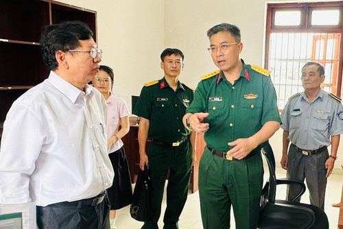 Đại tá Bùi Yên Tĩnh, Phó Cục trưởng Cục Tác chiến, Trưởng đoàn tại buổi kiểm tra về IUU tại Lâm Đồng