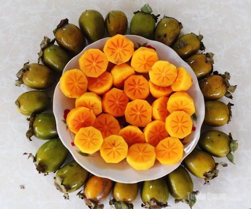 Hồng không hạt là loại quả đặc sản, mang thương hiệu nổi tiếng của vùng đất Xuân Vân.