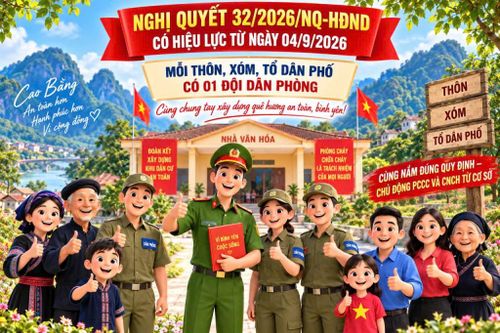 Thành lập đội dân phòng tại các thôn, xóm, tổ dân phố, góp phần nâng cao khả năng ứng phó tại chỗ.