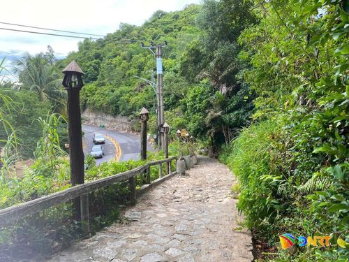 Một góc đường bán đảo Sơn Trà và đường lên Bảo tàng Đồng Đình. Ảnh: HOÀNG LIÊN
