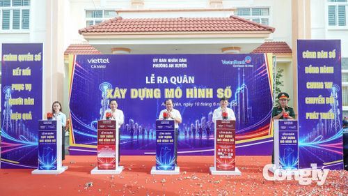 Phường An Xuyên (tỉnh Cà Mau) tổ chức lễ ra quân xây dựng mô hình số
