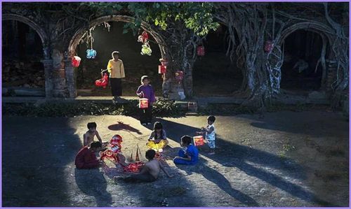 Trung thu xưa. Ảnh: Tư liệu