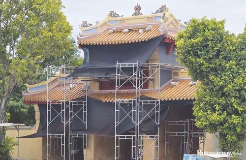 Diên Hy Môn đang dần hoàn thiện.