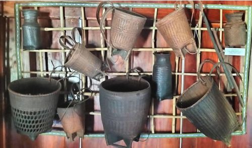Những vật dụng đan từ tre, mây của người K’ho