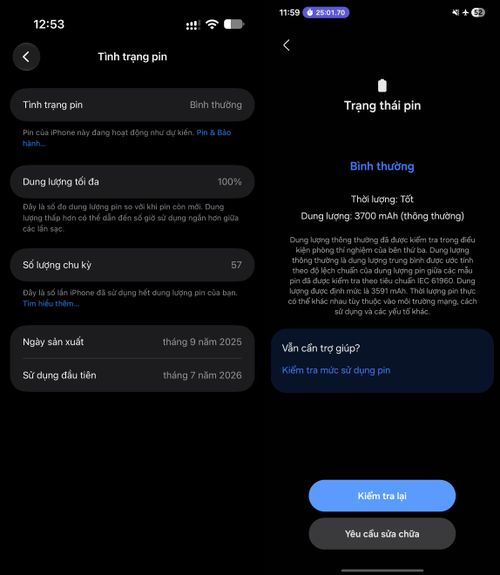  Tính năng kiểm tra tình trạng trên iPhone và smartphone Samsung. 