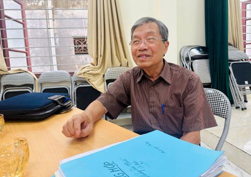 Nhà giáo, cựu thanh niên xung phong Phạm Ngọc Chương. Ảnh: Bảo Lâm