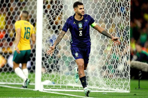 Bruno Guimaraes đóng góp 1 bàn. Ảnh: CBF