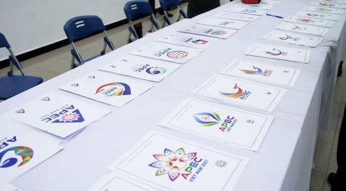 Mẫu biểu trưng (logo) và bộ nhận diện hình ảnh Năm APEC Việt Nam 2027. Ảnh: Bộ VHTTDL