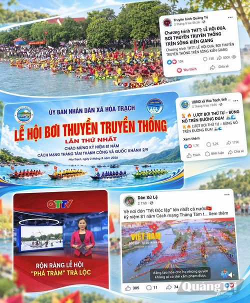 Một không gian lễ hội sôi động trên... nền tảng số! - Ảnh: M.N