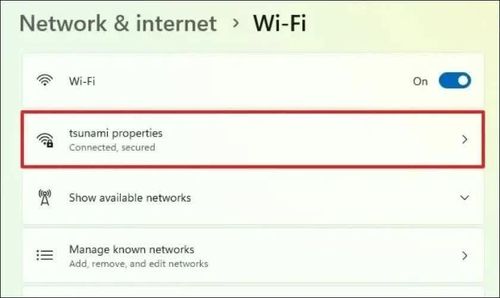 Chọn tên WiFi mà bạn muốn thay đổi địa chỉ IP.