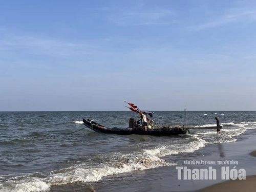 Từ ngoài khơi, những con sóng nối nhau tìm về bờ, mang theo nhịp thở miên man của biển.