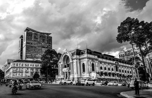 Nhà hát Thành phố Hồ Chí Minh. Ảnh: Ðoàn Thi Thơ