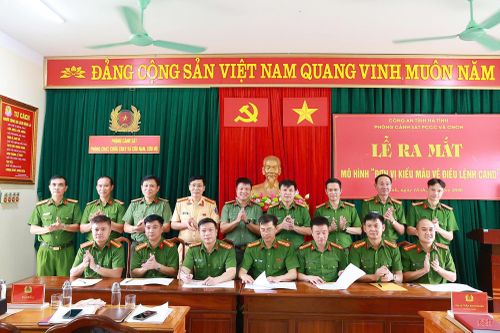 Phòng Cảnh sát PCCC&CNCH tổ chức lễ ra mắt mô hình "Đơn vị kiểu mẫu về điều lệnh CAND" vào tháng 9/2026.