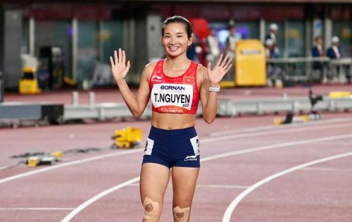  Vận động viên Nguyễn Thị Oanh tham gia nội dung chạy 10.000 m nữ tại ASIAD 20. (Ảnh: Nguồn Webthethao.vn) 