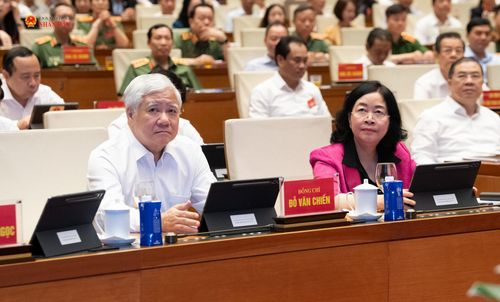Lãnh đạo Đảng, Nhà nước dự Hội nghị toàn quốc nghiên cứu, học tập, quán triệt và triển khai thực hiện một số Nghị quyết, Chỉ thị của Bộ Chính trị diễn ra sáng 3/9/2026. Ảnh: Lâm Hiển