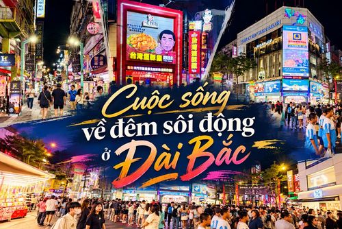 Khi ánh chiều buông xuống, Đài Bắc (Đài Loan, Trung Quốc) khoác lên mình một diện mạo khác