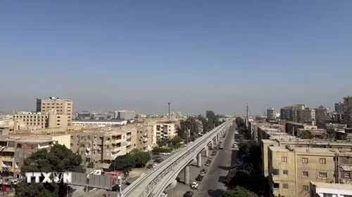 Một góc thủ đô Cairo. (Ảnh: Hoàng Nhương/TTXVN)