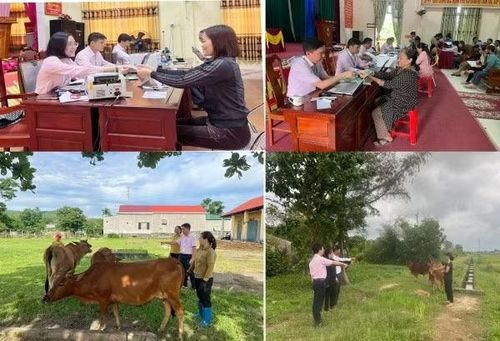 Cán bộ “sen hồng” luôn đồng hành cùng bà con ở khắp làng quê.