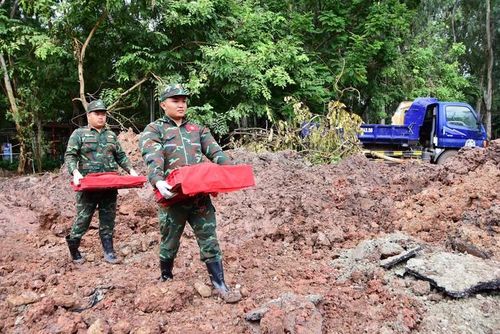Mỗi hài cốt được tìm thấy là thêm một người con của Tổ quốc trên hành trình trở về với đồng đội, với quê hương sau hàng chục năm nằm lại trong lòng đất. Ảnh: Bộ Tư lệnh TPHCM