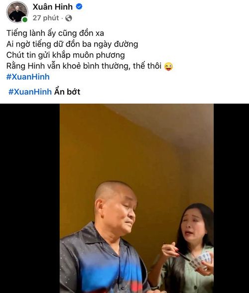 Xuân Hinh chia sẻ cùng Thanh Thanh Hiền.
