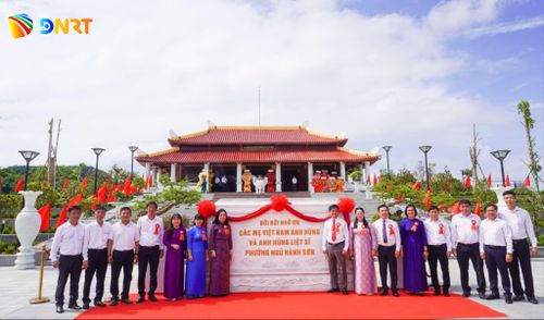 Công viên Tưởng niệm các anh hùng liệt sĩ Ngũ Hành Sơn nối dài thêm “địa chỉ đỏ” trên mảnh đất giàu truyền thống cách mạng. Ảnh: NGỌC HÀ