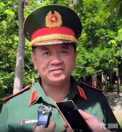 Thiếu tướng Nguyễn Thành Trung. Ảnh: XUÂN DUY  