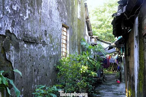 Giữa những căn phòng tăm tối, xuống cấp, một số hộ dân vẫn bám trụ sinh sống mỗi ngày, đối mặt nguy cơ nhà cửa sập đổ bất cứ lúc nào.