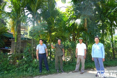 Sau sáp nhập thôn, bản địa bàn rộng chia làm nhiều cụm dân cư, mỗi cụm dân cư ở bản Cươm đều có một người phụ trách đại diện cán bộ thôn, bản. Ảnh: T.P