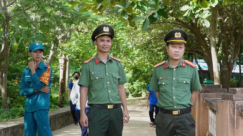 Lực lượng công an bảo vệ an ninh tại Lễ hội Katê năm 2026