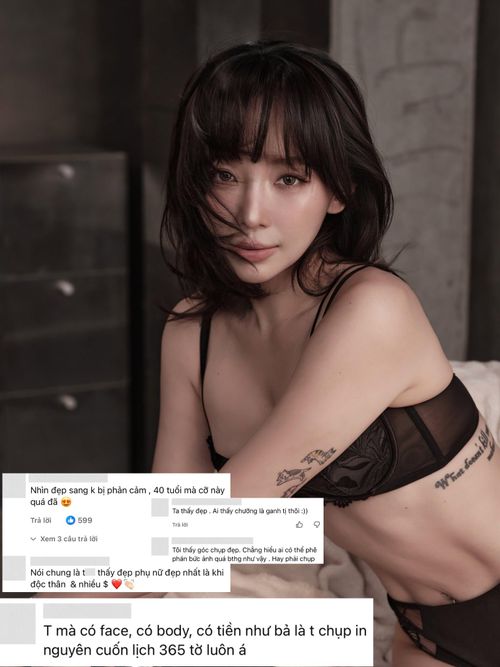 Tuy nhiên, ngay sau đó, nhiều người lên tiếng bênh vực nữ ca sĩ, cho rằng bộ ảnh vẫn nằm trong giới hạn của phong cách thời trang gợi cảm, không quá phản cảm như một số nhận xét. Không ít bình luận tập trung vào vóc dáng của Tóc Tiên. Nhiều khán giả nhận xét nữ ca sĩ sở hữu hình thể săn chắc, tỷ lệ cơ thể cân đối và thần thái cuốn hút ở tuổi 37.