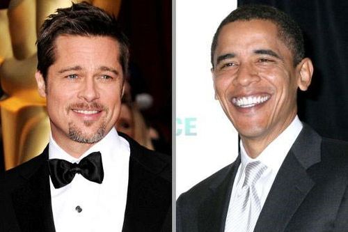 Brad Pitt và Tổng thống Obama là anh em họ
