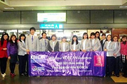 Thêm 12 tình nguyện viên Hàn Quốc sang Việt Nam