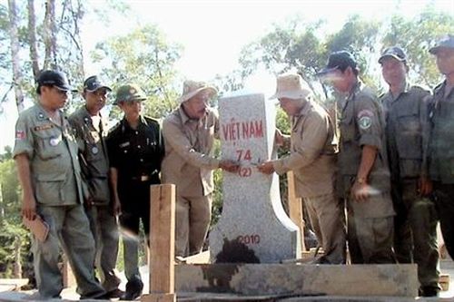 Công tác phân giới cắm mốc tuyến biên giới Bình Phước: Chạy đua với mùa mưa