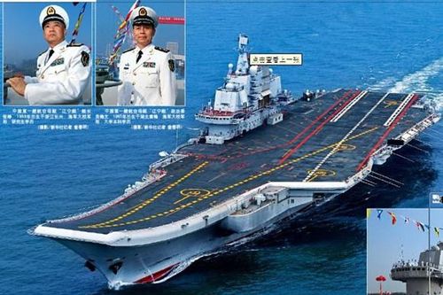 Khi mới kéo về, Liêu Ninh không khác gì một con tàu đắm