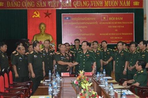 Bộ Chỉ huy BĐBP Quảng Bình hội đàm với Bộ Chỉ huy Quân sự tỉnh Khăm Muộn