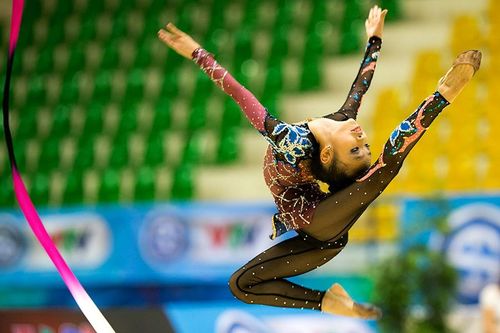 Khoảnh khắc đẹp của các bóng hồng thể dục nghệ thuật