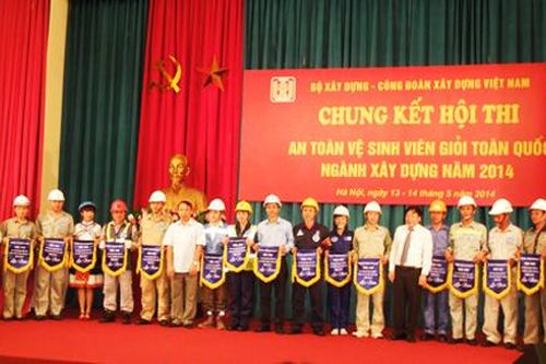 Chung kết Hội thi An toàn vệ sinh viên giỏi ngành Xây dựng