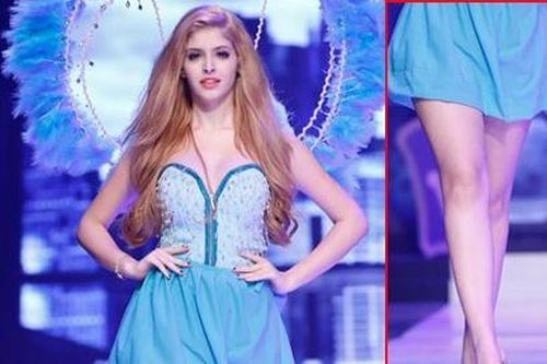 Người đẹp Việt lộ chân thô, eo 'bánh mì' khi catwalk