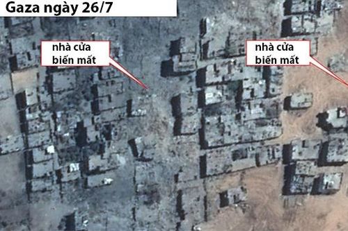Dải Gaza nát vụn vì những trận 'mưa tên lửa' của Israel