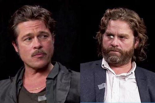 Brad Pitt nhổ bã kẹo cao su vào mắt sao 'Hangover'