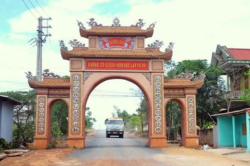 Phong trào hiến đất xây dựng nông thôn mới ở Vĩnh Chấp