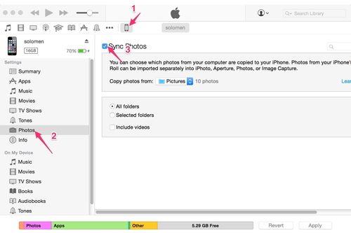 Cách sao chép, copy hình ảnh từ máy tính vào iPhone, iPad